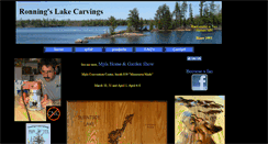 Desktop Screenshot of lakecarvings.com